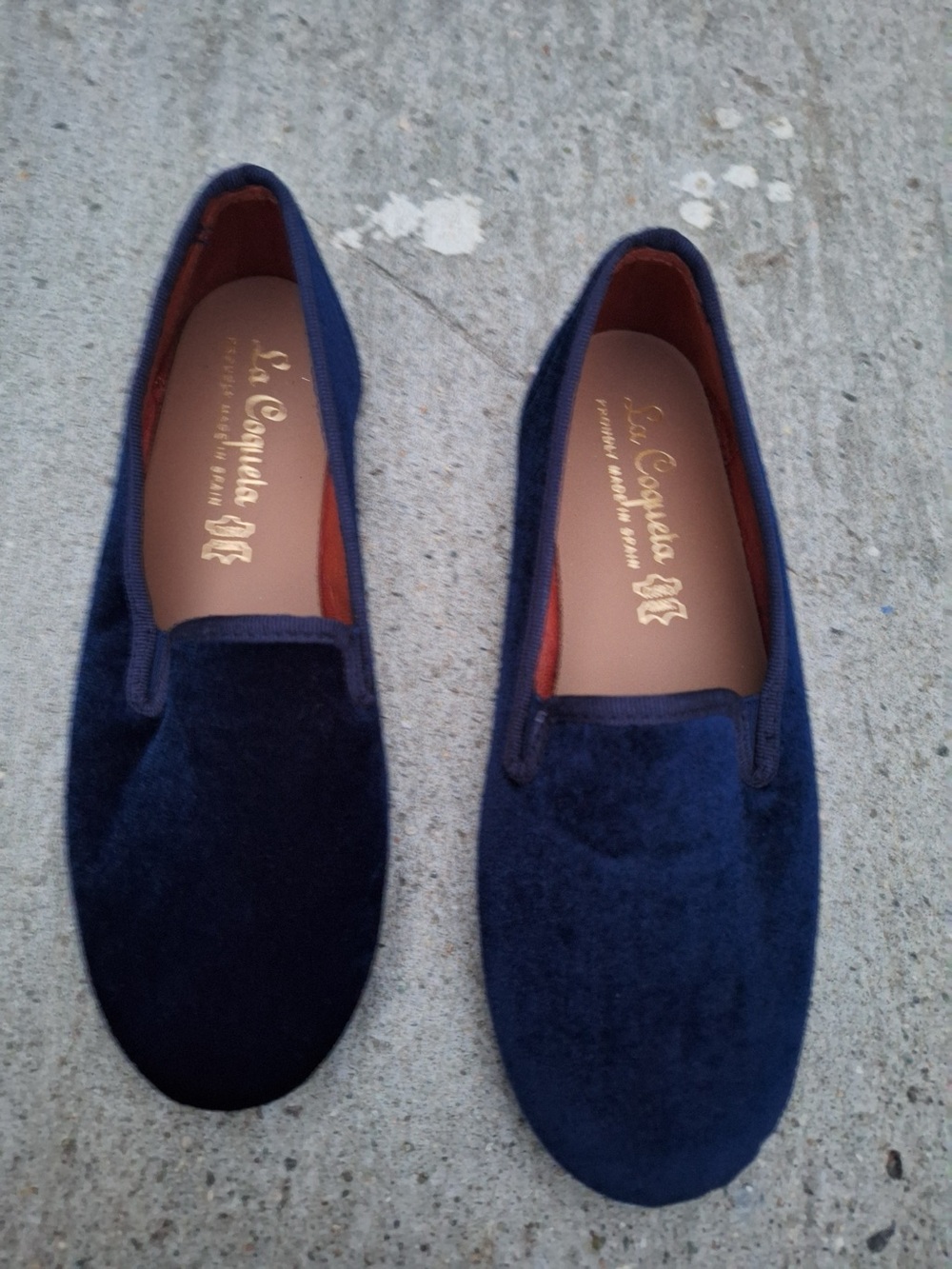 La coqueta girls slip on shoes